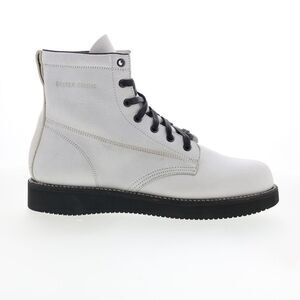 Broken Homme Mens James Boot White Boots (NWT)
